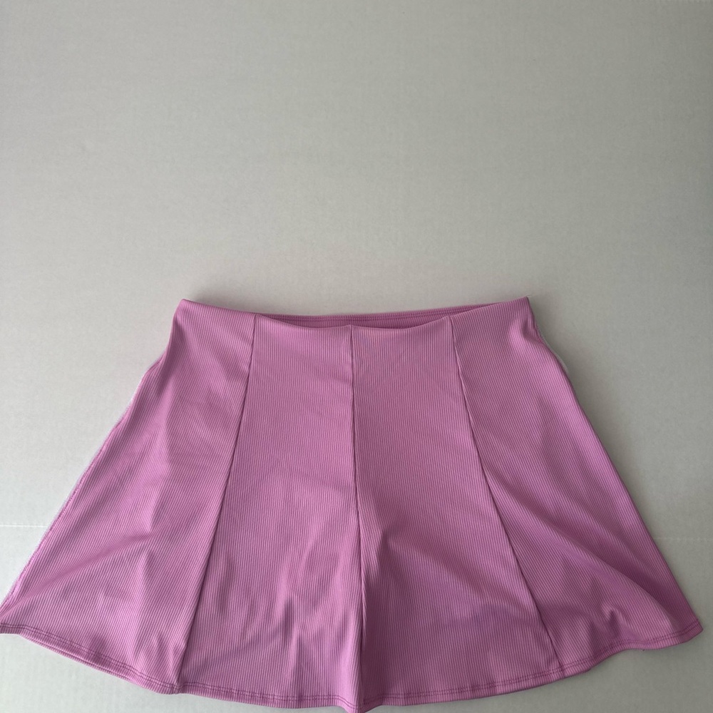 Lucky in Love Pink Flared Skort